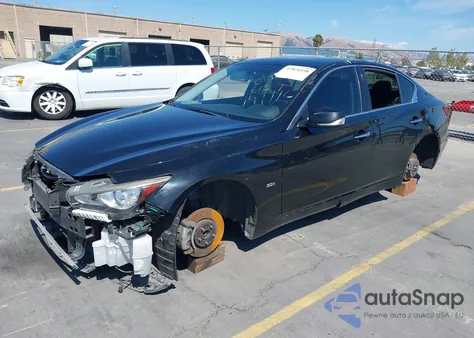 2019 Infiniti Q50 3.0T Luxe z USA, uszkodzony, nr VIN JN1EV7AP0KM511489